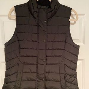 gap button up and zipper vest